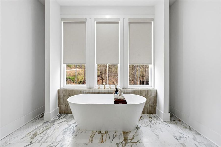 Furnished interior view inside a new home in , Dacula (Image 63).