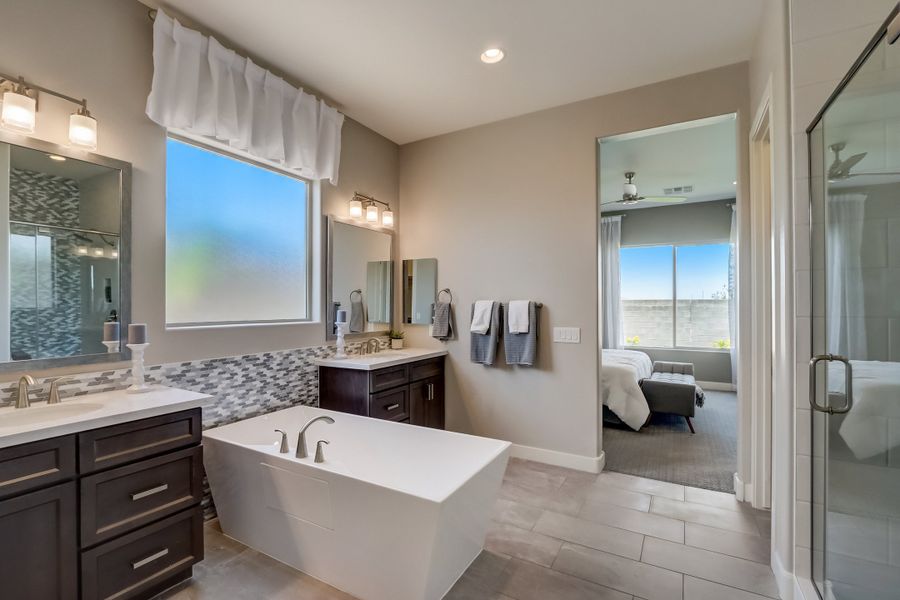 Representative furnished interior of a home built from the Hacienda Series - Topaz by Brightland Homes in Canyon Views - Hacienda, Litchfield Park (Image 29).