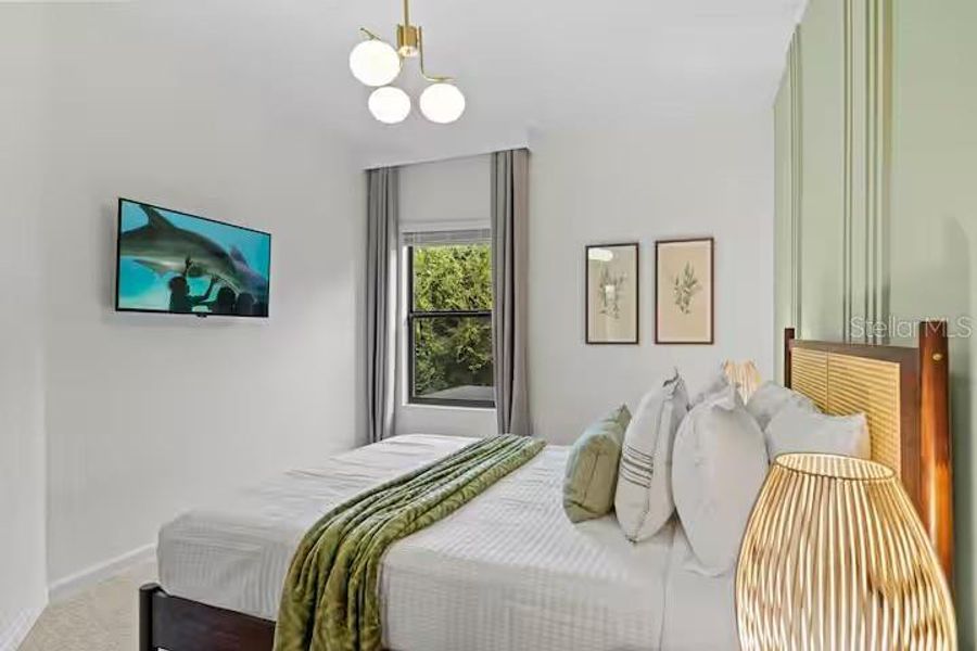 Furnished interior view inside a new home in , Orlando (Image 30).