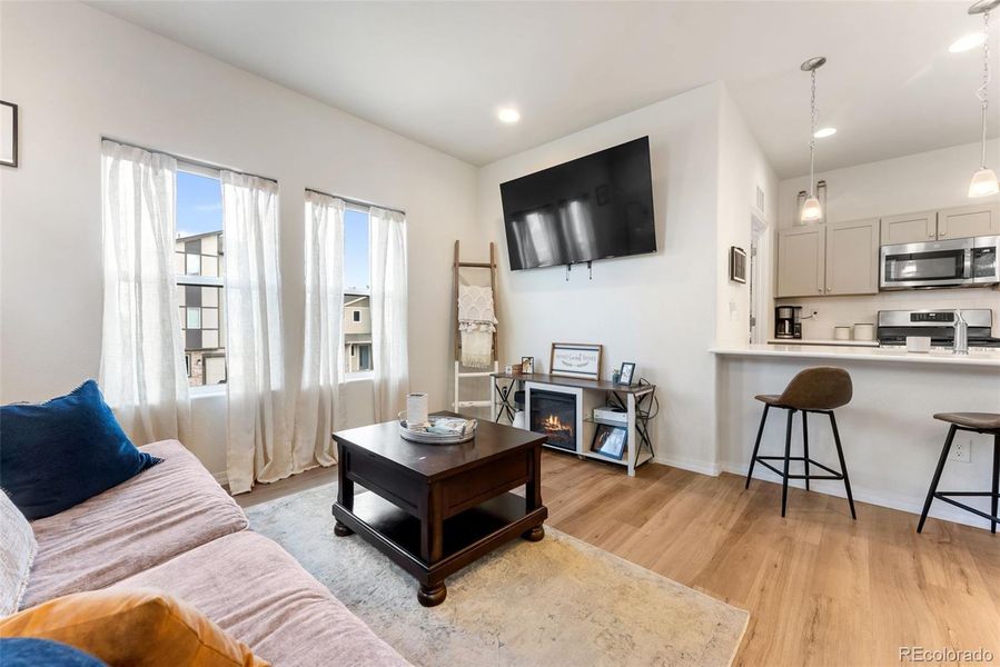 Furnished interior view inside a new home in , Colorado Springs (Image 13).