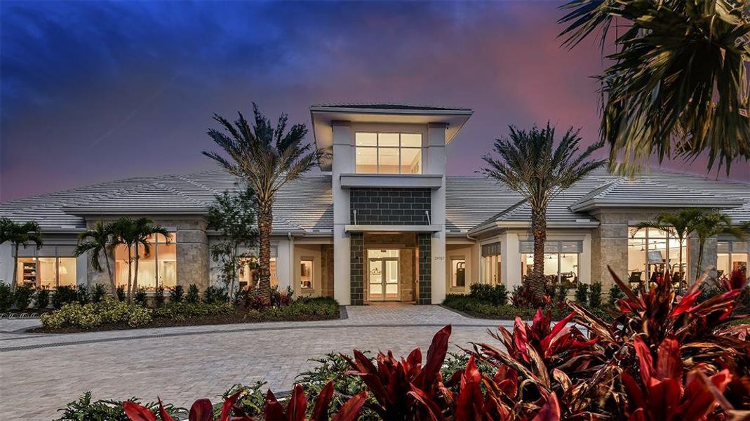 Front exterior of a new home in Esplanade at Wiregrass Ranch, Wesley Chapel, FL, highlighting curb appeal (Image 16). Front exterior of a new home in Esplanade at Wiregrass Ranch, Wesley Chapel, FL, highlighting curb appeal (Image 16).