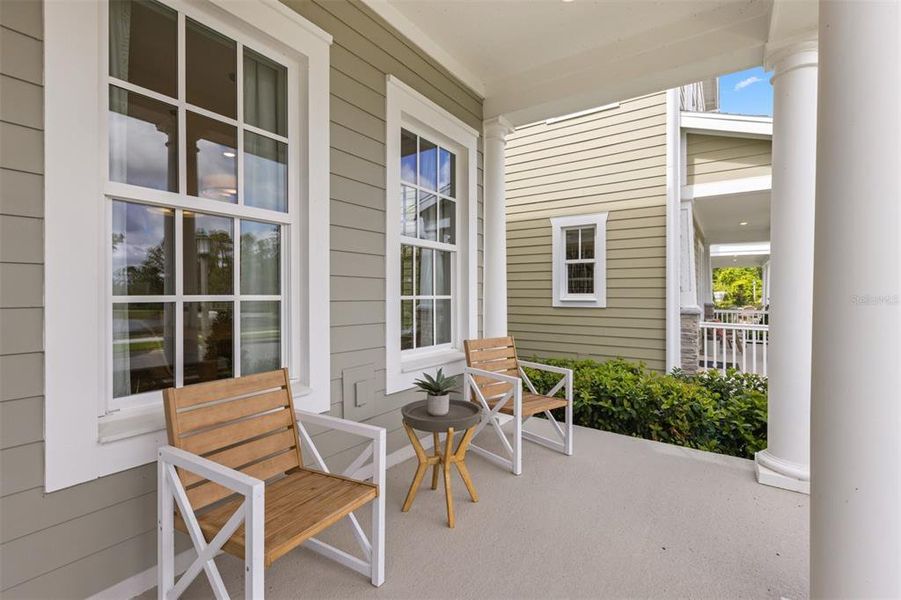 Exterior details and patio area of a home in Celebration - Island Village, Celebration (Image 20). Exterior details and patio area of a home in Celebration - Island Village, Celebration (Image 20).