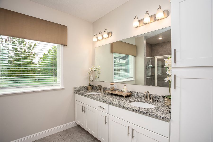 Furnished interior view inside a new home in Vero Lake Estates, Vero Beach (Image 19).