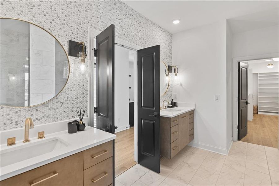 Furnished interior view inside a new home in Waterhaven, Cumming (Image 9).