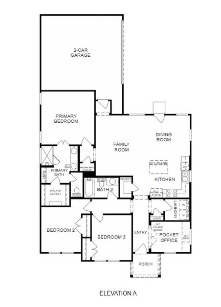 2D floor plan layout of this home in Sage Hollow, Kyle, TX (Image 5). 2D floor plan layout of this home in Sage Hollow, Kyle, TX (Image 5).