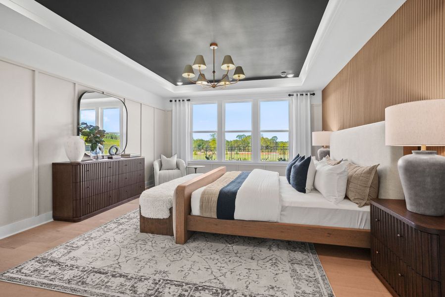 Representative furnished interior of a home built from the Renown by Del Webb in Del Webb Carolina Ridge, Midland (Image 48).