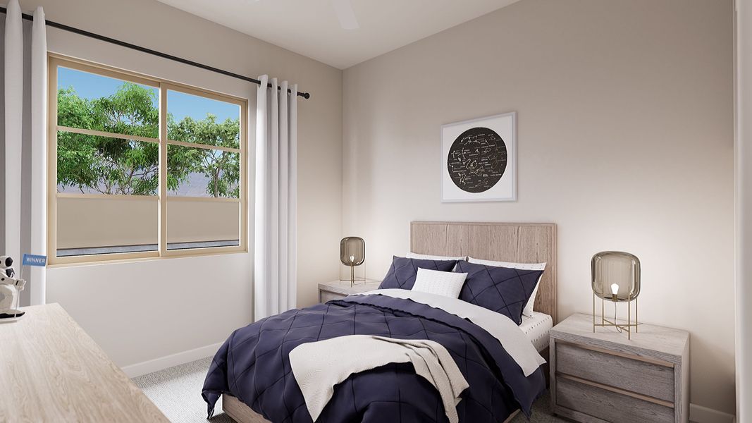 Representative furnished interior of a home built from the Parker Plan 5031 by Tri Pointe Homes in Abel Ranch, Goodyear (Image 12).