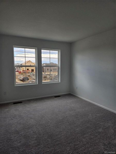 Spacious, unfurnished interior of a new home in The Cottages Collection at Ridgeline Vista, Brighton (Image 18). Spacious, unfurnished interior of a new home in The Cottages Collection at Ridgeline Vista, Brighton (Image 18).