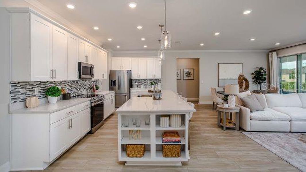 Furnished interior view inside a new home in Royal Highlands, Weeki Wachee (Image 9).
