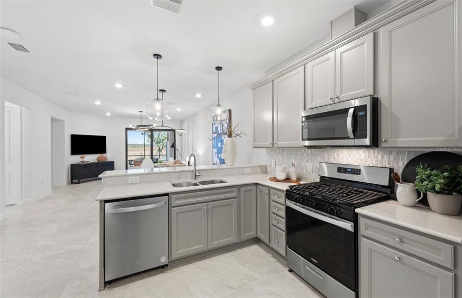 Furnished interior view inside a new home in Del Webb Catalina, Lakewood Ranch (Image 17).