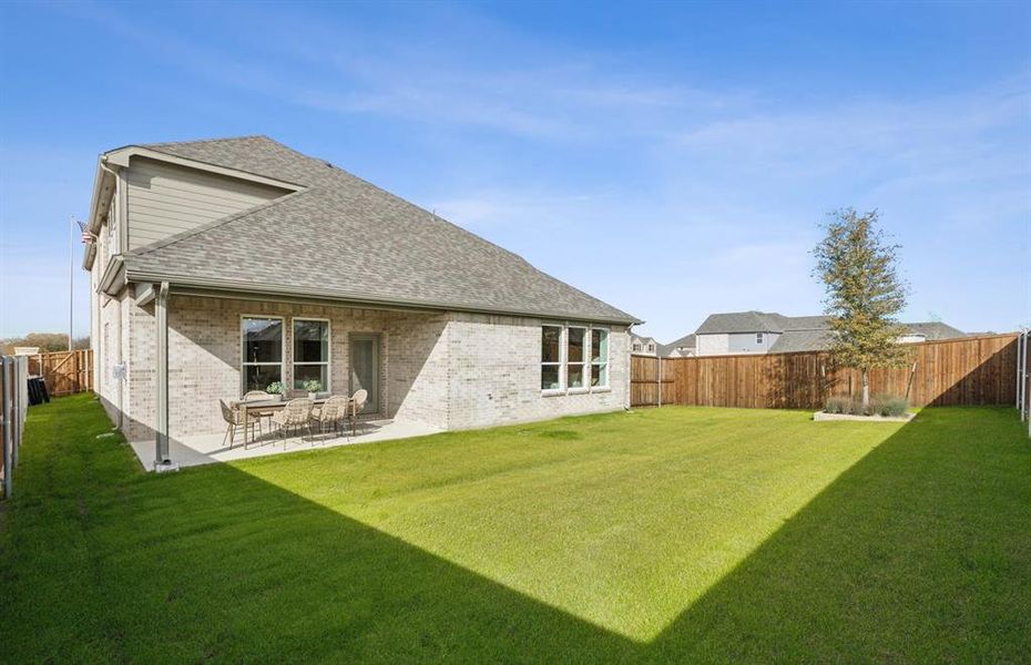 large backyard