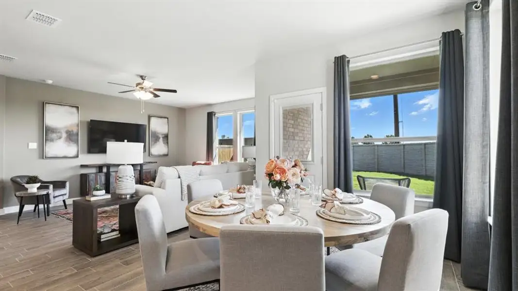 Furnished interior view inside a new home in Morningstar, Fort Worth (Image 9).
