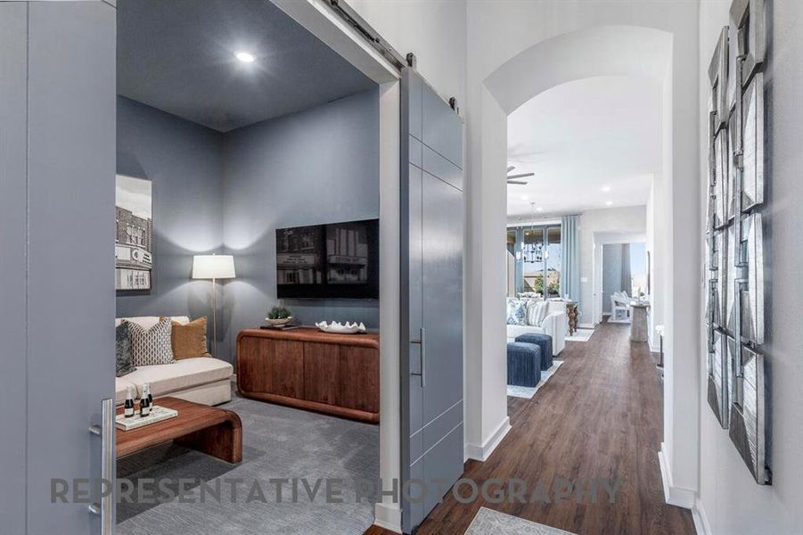 Entry/Entertainment Room