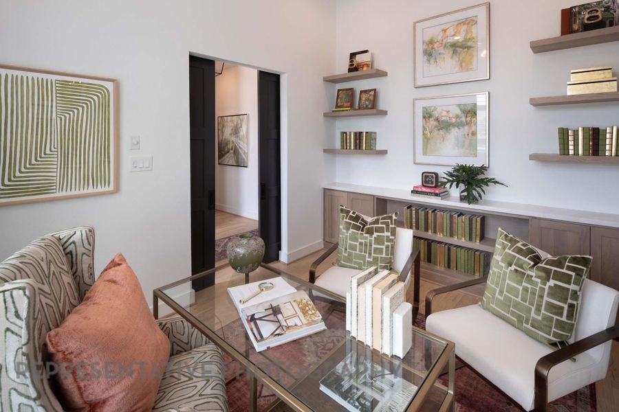 Furnished interior view inside a new home in Parten, Austin (Image 30).
