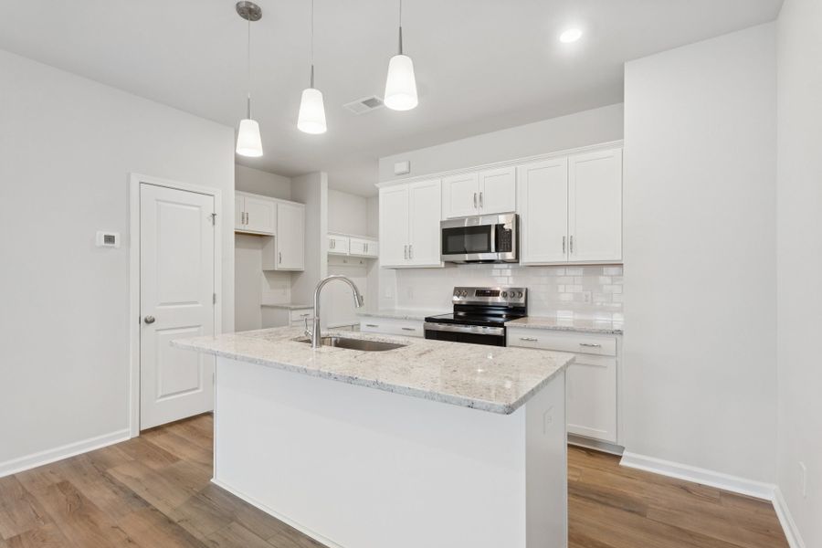 Furnished interior view inside a new home in Lakeview Village, Charlotte (Image 5). Furnished interior view inside a new home in Lakeview Village, Charlotte (Image 5).