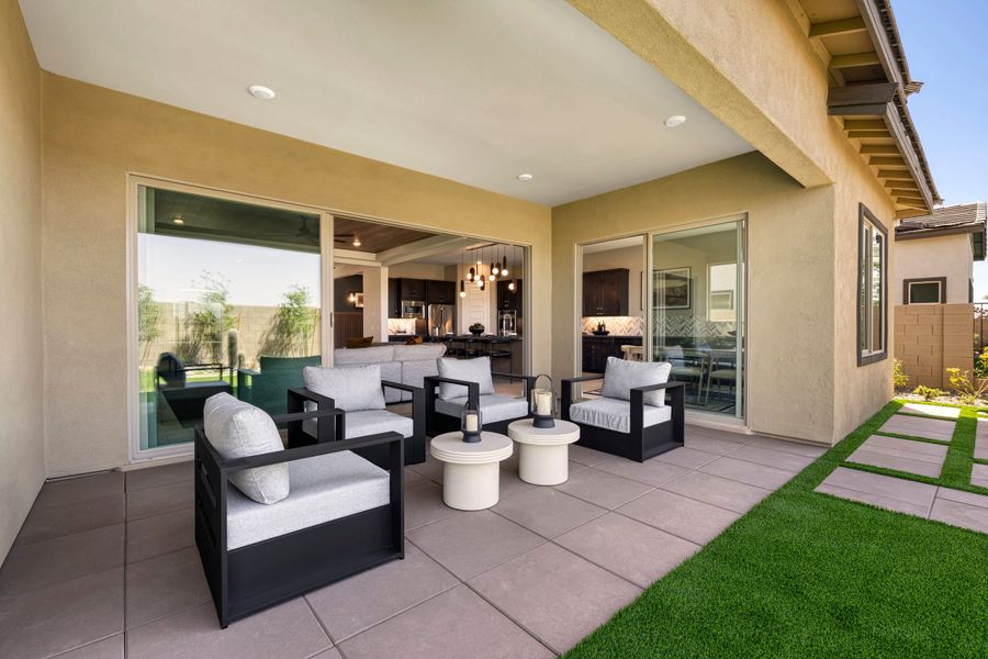 Exterior details and patio area of a home in Blossom Rock, Apache Junction (Image 3).