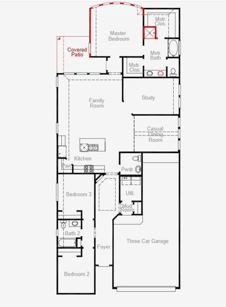 2D floor plan layout of this home in Escondido, Magnolia, TX (Image 2). 2D floor plan layout of this home in Escondido, Magnolia, TX (Image 2).