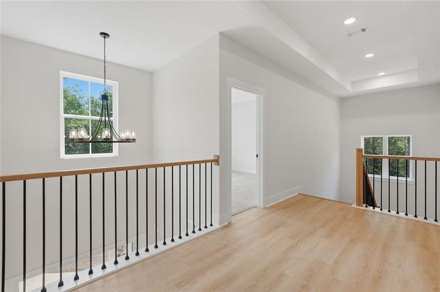 Spacious, unfurnished interior of a new home in , White (Image 42).