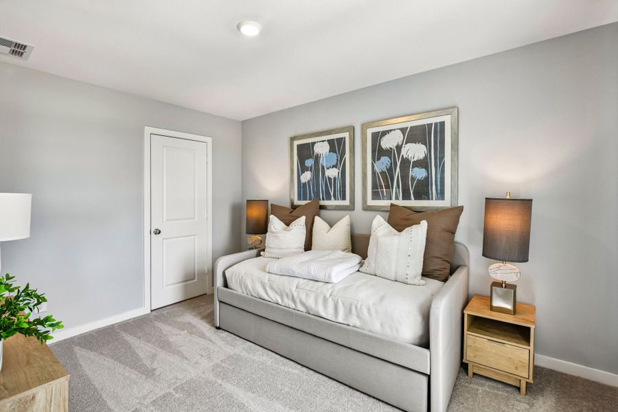 Representative furnished interior of a home built from the Juliet by Taylor Morrison in Mason Woods, Cypress (Image 45). Representative furnished interior of a home built from the Juliet by Taylor Morrison in Mason Woods, Cypress (Image 45).