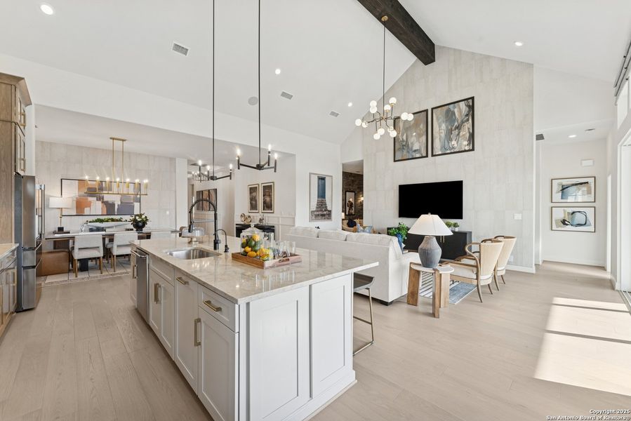 Furnished interior view inside a new home in Briggs Ranch – Signature Legacy Series, San Antonio (Image 7).