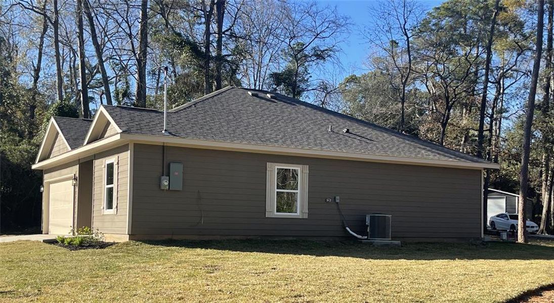 Large Side yard view of the corner lot.