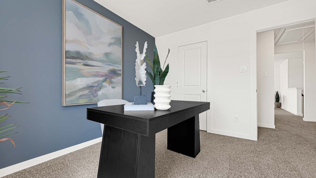 Furnished interior view inside a new home in Villarosa at Tamarron, Katy (Image 32). Furnished interior view inside a new home in Villarosa at Tamarron, Katy (Image 32).