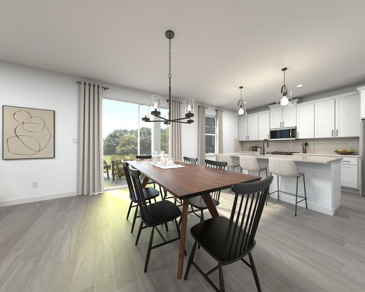 Rendering of the Prato Dining Room