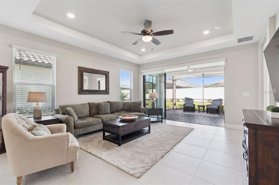 Furnished interior view inside a new home in , Wesley Chapel (Image 58).