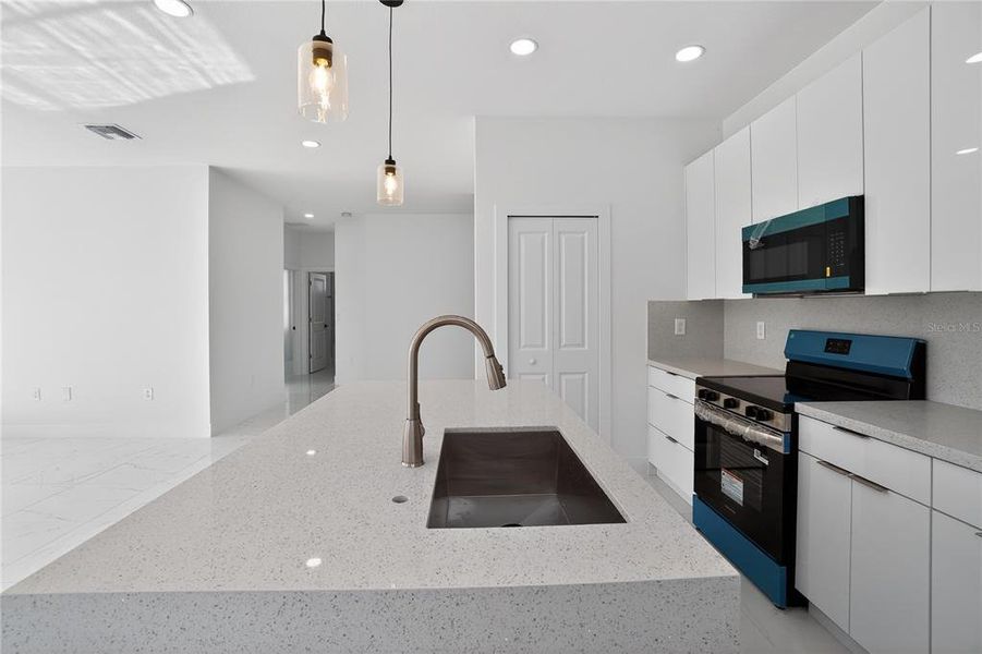 Furnished interior view inside a new home in , Rotonda West (Image 15).