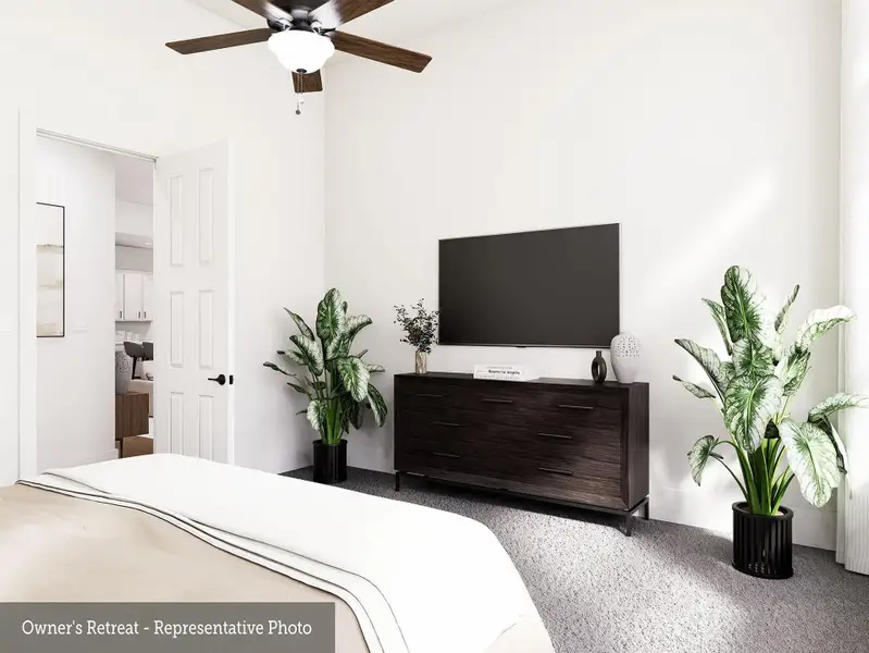 Furnished interior view inside a new home in Colton 45' Homesites, Todd Mission (Image 7).