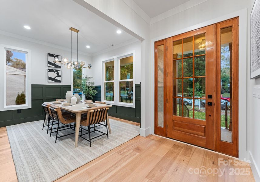 Furnished interior view inside a new home in , Charlotte (Image 40). Furnished interior view inside a new home in , Charlotte (Image 40).