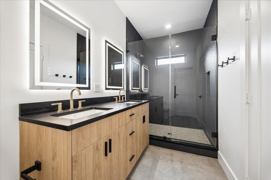 Furnished interior view inside a new home in , Houston (Image 7).