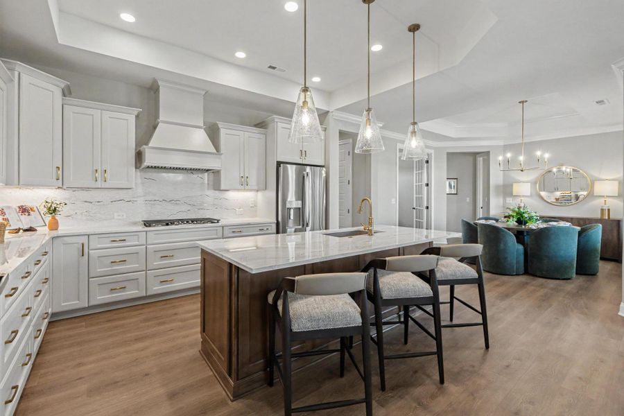 Furnished interior view inside a new home in The Courtyards at Curry Farms, Louisville (Image 3).