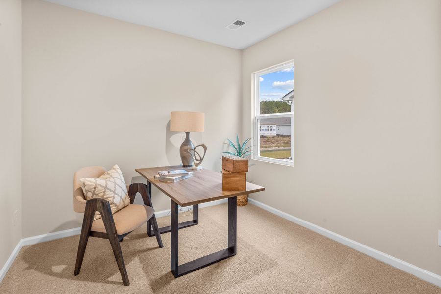 Representative furnished interior of a home built from the The Primrose by Chesapeake Homes in Terrapin, Leland (Image 21). Representative furnished interior of a home built from the The Primrose by Chesapeake Homes in Terrapin, Leland (Image 21).