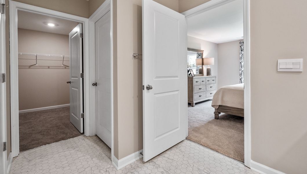 Furnished interior view inside a new home in Lightwood Cottages, Moore (Image 18).