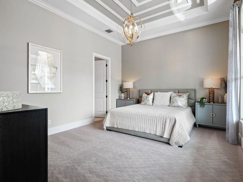 Furnished interior view inside a new home in Mosaic, Port St. Lucie (Image 9).