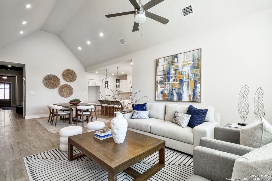 Furnished interior view inside a new home in Alsatian Oaks: 50ft. lots, Castroville (Image 6). Furnished interior view inside a new home in Alsatian Oaks: 50ft. lots, Castroville (Image 6).