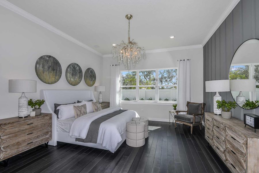 Furnished interior view inside a new home in Avondale at Avenir, Palm Beach Gardens (Image 3).