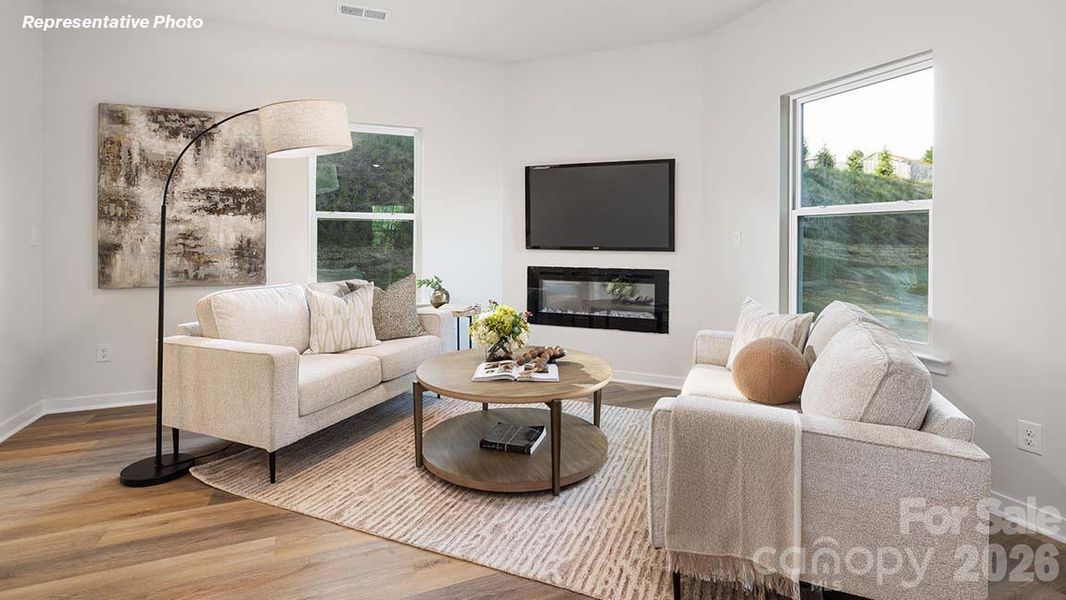 Furnished interior view inside a new home in Bristol Terrace, Statesville (Image 11).