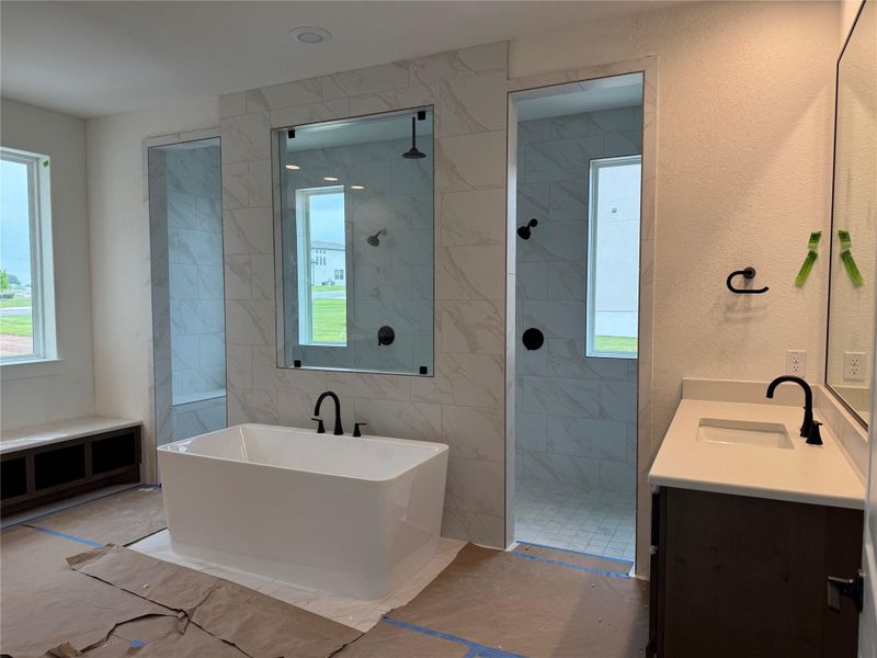 Furnished interior view inside a new home in ClearWater Ranch, Liberty Hill (Image 7). Furnished interior view inside a new home in ClearWater Ranch, Liberty Hill (Image 7).