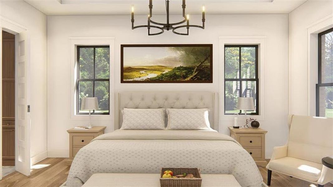 Furnished interior view inside a new home in , Woodstock (Image 13).