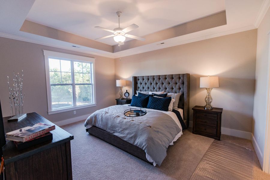 Representative furnished interior of a home built from the Marshall by Bill Clark Homes in Riverside Cove, Wilmington (Image 12).