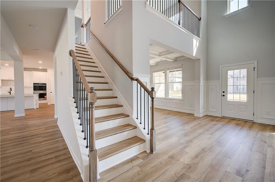 Spacious, unfurnished interior of a new home in Cambria at Traditions, Hampton (Image 27). Spacious, unfurnished interior of a new home in Cambria at Traditions, Hampton (Image 27).