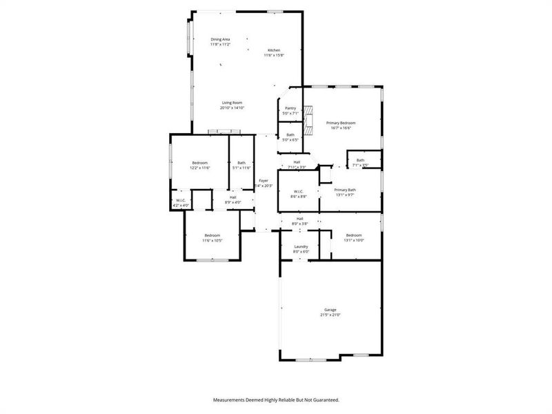 2D floor plan layout of this home in , Springtown, TX (Image 5).