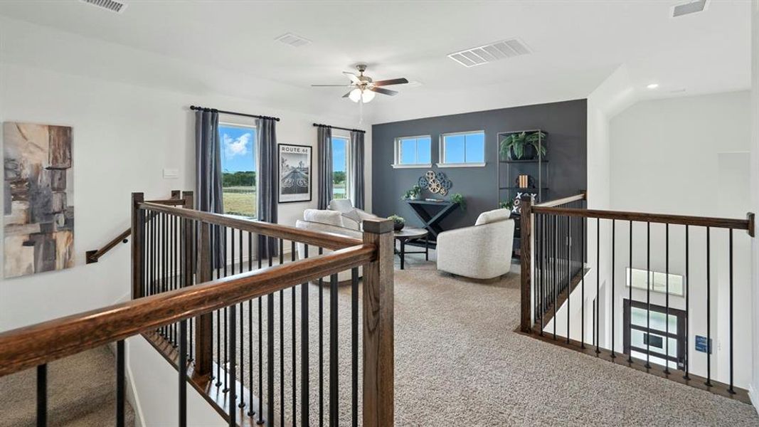 Furnished interior view inside a new home in Lilybrooke at Legacy Hills, Celina (Image 23).