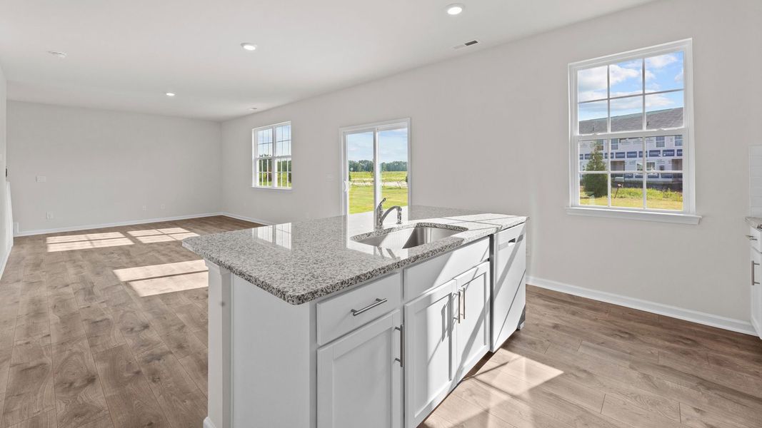 Representative furnished interior of a home built from the PENWELL by D.R. Horton in Ridgewood Farms, Winterville (Image 6). Representative furnished interior of a home built from the PENWELL by D.R. Horton in Ridgewood Farms, Winterville (Image 6).