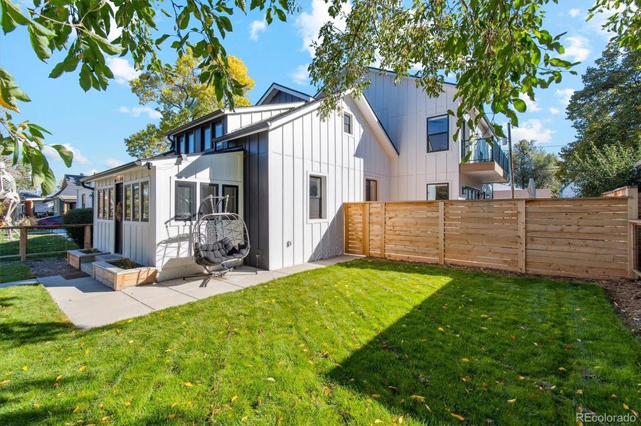 Exterior details and patio area of a home in , Denver (Image 32). Exterior details and patio area of a home in , Denver (Image 32).