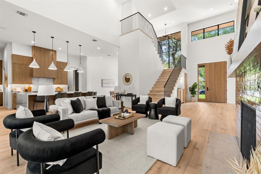 Furnished interior view inside a new home in , Austin (Image 7).