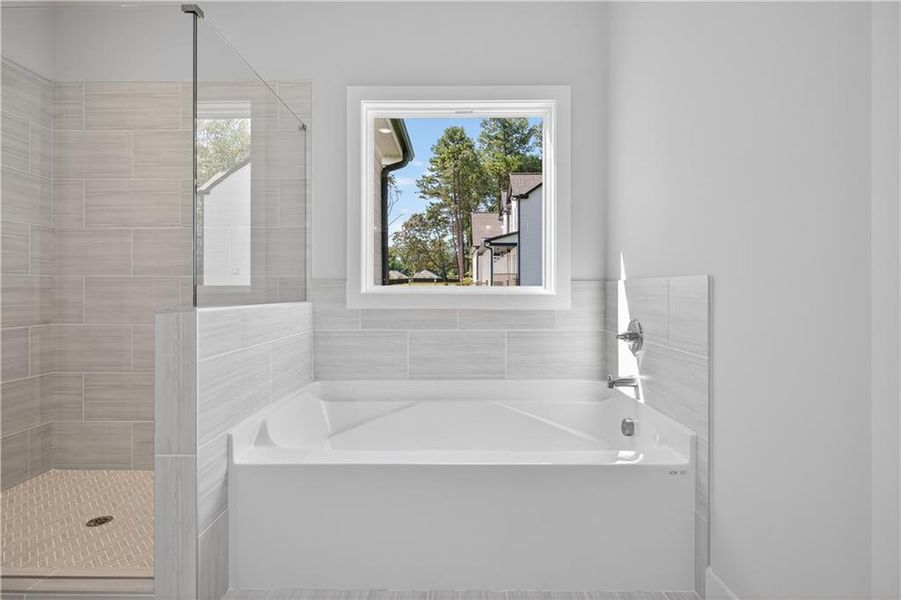 Furnished interior view inside a new home in , Cumming (Image 7).