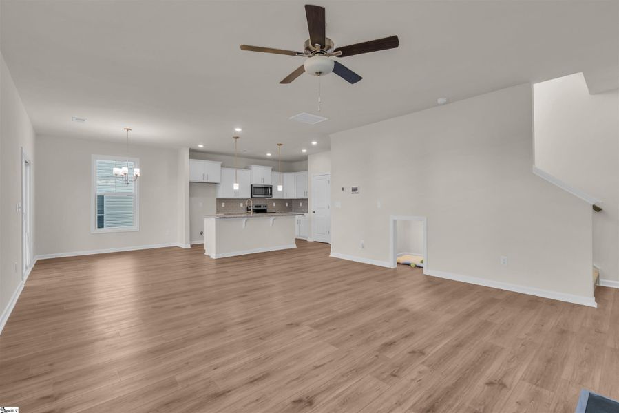 Spacious, unfurnished interior of a new home in Halton Oaks, Spartanburg (Image 19).